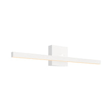 Load image into Gallery viewer, Portrait LED Vanity Wall Light in White (25.88-Inch).
