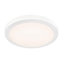 Load image into Gallery viewer, Radiance Round Indoor/Outdoor LED Flush Mount Ceiling Light in White (12.13-Inch).