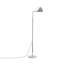 Load image into Gallery viewer, Mezzaluna LED Floor Lamp in Chrome.