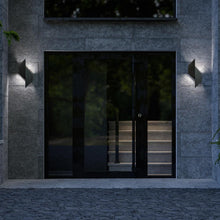 Load image into Gallery viewer, Alternate Outdoor LED Wall Light in Outside Area.