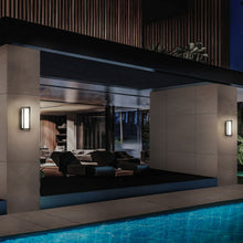 Load image into Gallery viewer, Argo Outdoor LED Wall Light in Outside Area.