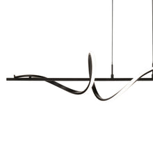 Load image into Gallery viewer, Corkscrew LED Pendant Light in Detail.