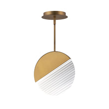 Load image into Gallery viewer, Crescent LED Pendant Light.
