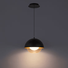 Load image into Gallery viewer, Dome LED Pendant Light in Detail.