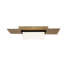 Load image into Gallery viewer, Double Decker LED Flush Mount Ceiling Light in Detail.