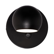 Load image into Gallery viewer, Duplex LED Bed Wall Light in Black (1-Light).