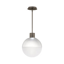 Load image into Gallery viewer, Gaze LED Pendant Light in Brushed Nickel.