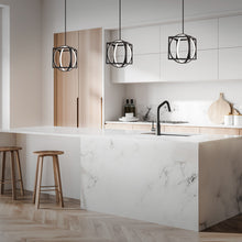 Load image into Gallery viewer, Geometrix LED Pendant Light in kitchen.