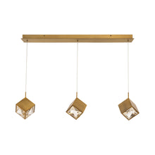 Load image into Gallery viewer, Ice Cube LED Linear Multi Pendant Light.