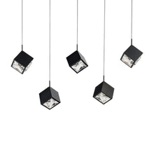 Load image into Gallery viewer, Ice Cube LED Linear Multi Pendant Light in Detail.
