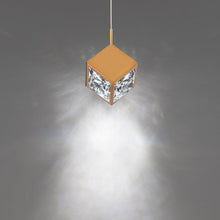 Load image into Gallery viewer, Ice Cube LED Mini Pendant Light in Detail.