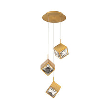 Load image into Gallery viewer, Ice Cube Round LED Multi Pendant Light.