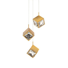Load image into Gallery viewer, Ice Cube Round LED Multi Pendant Light in Detail.