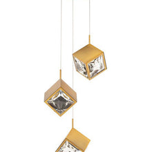 Load image into Gallery viewer, Ice Cube Round LED Multi Pendant Light in Detail.