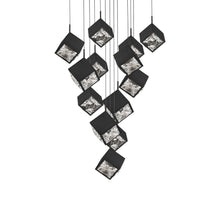 Load image into Gallery viewer, Ice Cube Square LED Multi Pendant Light in Detail.