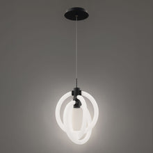 Load image into Gallery viewer, Knot LED Pendant Light in Detail.