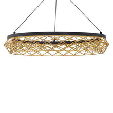 Load image into Gallery viewer, Lacey Round LED Pendant Light in Detail.