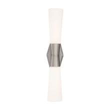 Load image into Gallery viewer, Locke LED Bath Wall Light in Brushed Nickel (Large).