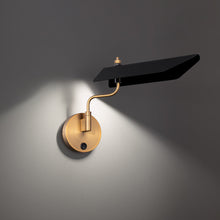 Load image into Gallery viewer, Loyd LED Swing Arm Wall Light in Detail.