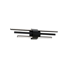 Load image into Gallery viewer, Melody LED Bath Wall Light in Black (22-Inch).