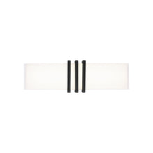 Load image into Gallery viewer, Minibar LED Vanity Wall Light in Black (18-Inch).