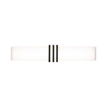 Load image into Gallery viewer, Minibar LED Vanity Wall Light in Black (28-Inch).