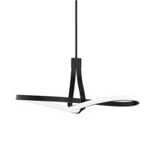 Load image into Gallery viewer, Mobius LED Pendant Light in Black.