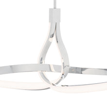 Load image into Gallery viewer, Mobius LED Pendant Light in Detail.