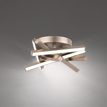 Load image into Gallery viewer, Parallax LED Flush Mount Ceiling Light in Detail.