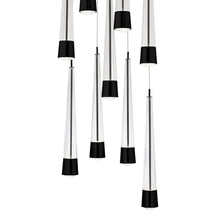 Load image into Gallery viewer, Quill Round LED Multi Pendant Light in Detail.