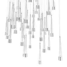 Load image into Gallery viewer, Quill Square LED Multi Pendant Light in Detail.