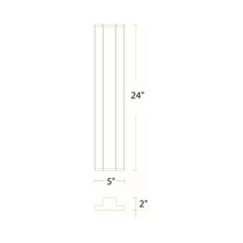 Load image into Gallery viewer, Revels Outdoor LED Wall Light - line drawing.