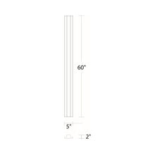 Load image into Gallery viewer, Revels Outdoor LED Wall Light - line drawing.