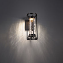 Load image into Gallery viewer, Roslyn Outdoor LED Wall Light in Detail.