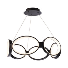 Load image into Gallery viewer, Solitaire LED Pendant Light in Black.