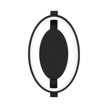 Load image into Gallery viewer, Solitaire LED Wall Light in Black.