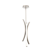 Load image into Gallery viewer, Tusk LED Mini Pendant Light in Brushed Nickel.