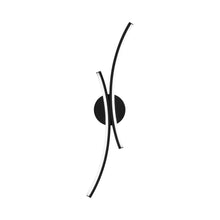 Load image into Gallery viewer, Tusk LED Wall Light in Black.