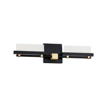 Load image into Gallery viewer, Two Fold LED Bath Wall Light in Detail.