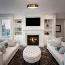Load image into Gallery viewer, Vaughan LED Flush Mount Ceiling Light in living room.