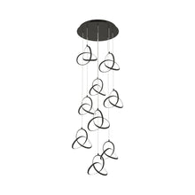 Load image into Gallery viewer, Vornado LED Multi Pendant Light in Black (9-Light).
