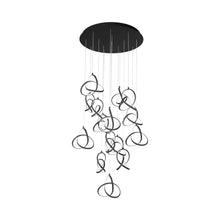Load image into Gallery viewer, Vornado LED Multi Pendant Light in Black (15-Light).
