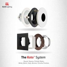 Load image into Gallery viewer, Flexa™ 4" Round Baffle in Detail.