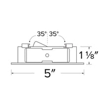 Load image into Gallery viewer, Flexa™ 4" Round Reflector - line drawing.