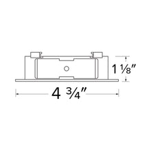 Load image into Gallery viewer, Flexa™ 4" Square Baffle - line drawing.
