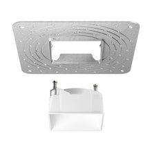 Load image into Gallery viewer, Pex™ 3" Square Trimless Smooth Reflector Trim in Detail.