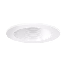 Load image into Gallery viewer, Pex™ 4" Round Adjustable Phenolic Baffle in White.