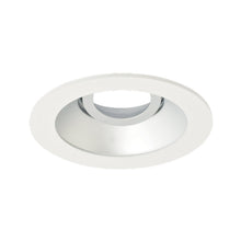 Load image into Gallery viewer, Pex™ 4" Round Adjustable Reflector in Haze with White Trim (Clear Glass Lens).