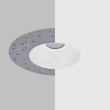 Load image into Gallery viewer, Pex™ 4" Round Trimless Smooth Reflector Trim in Detail.