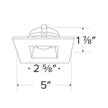 Load image into Gallery viewer, Pex™ 4" Square Adjustable Reflector - line drawing.